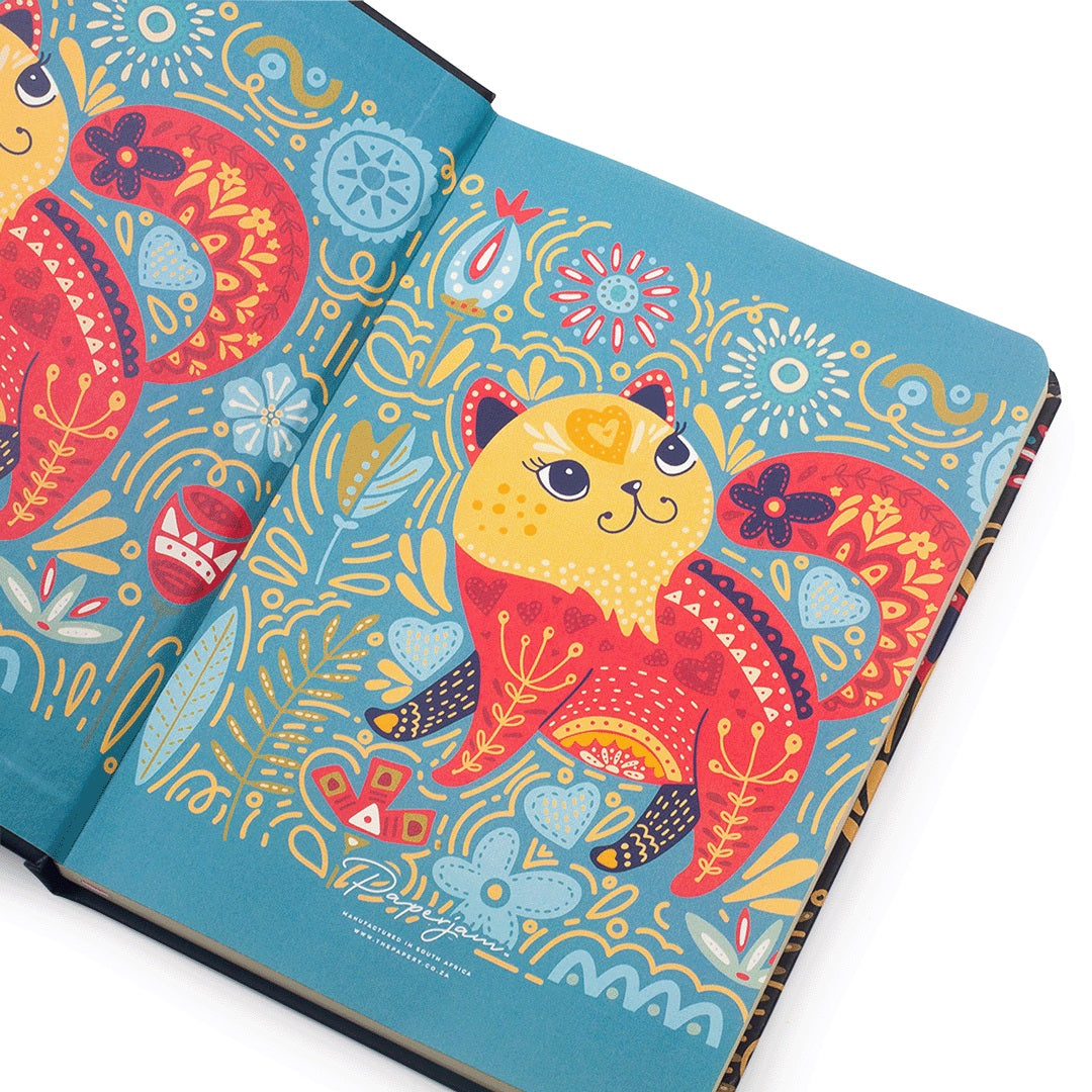 Retro A5 Hard Cover Journal
