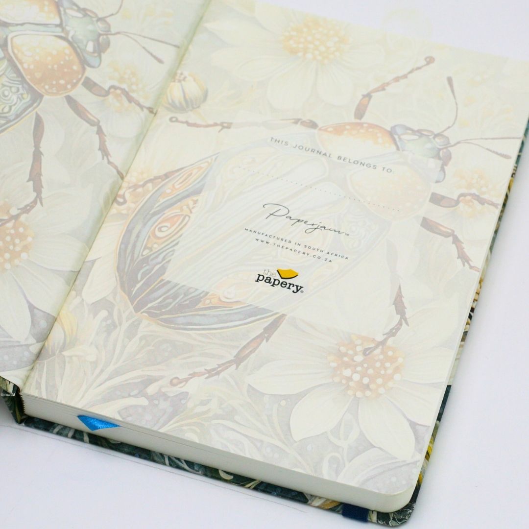 Premium Dotted A5 Designer Journal PRINTED ON 160g SMOOTH CREAM PAPER. IDEAL FOR MOST MEDIUMS.