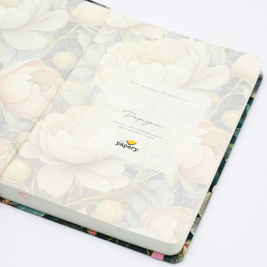 Premium Dotted A5 Designer Journal PRINTED ON 160g SMOOTH CREAM PAPER. IDEAL FOR MOST MEDIUMS.