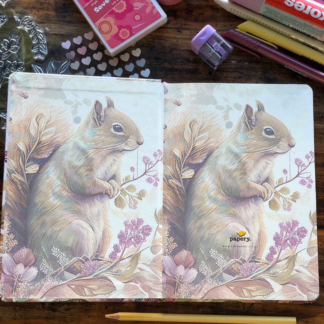 Retro A5 Hard Cover Journal