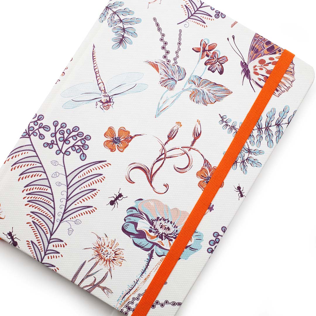 Floral A5 Hard Cover Journal