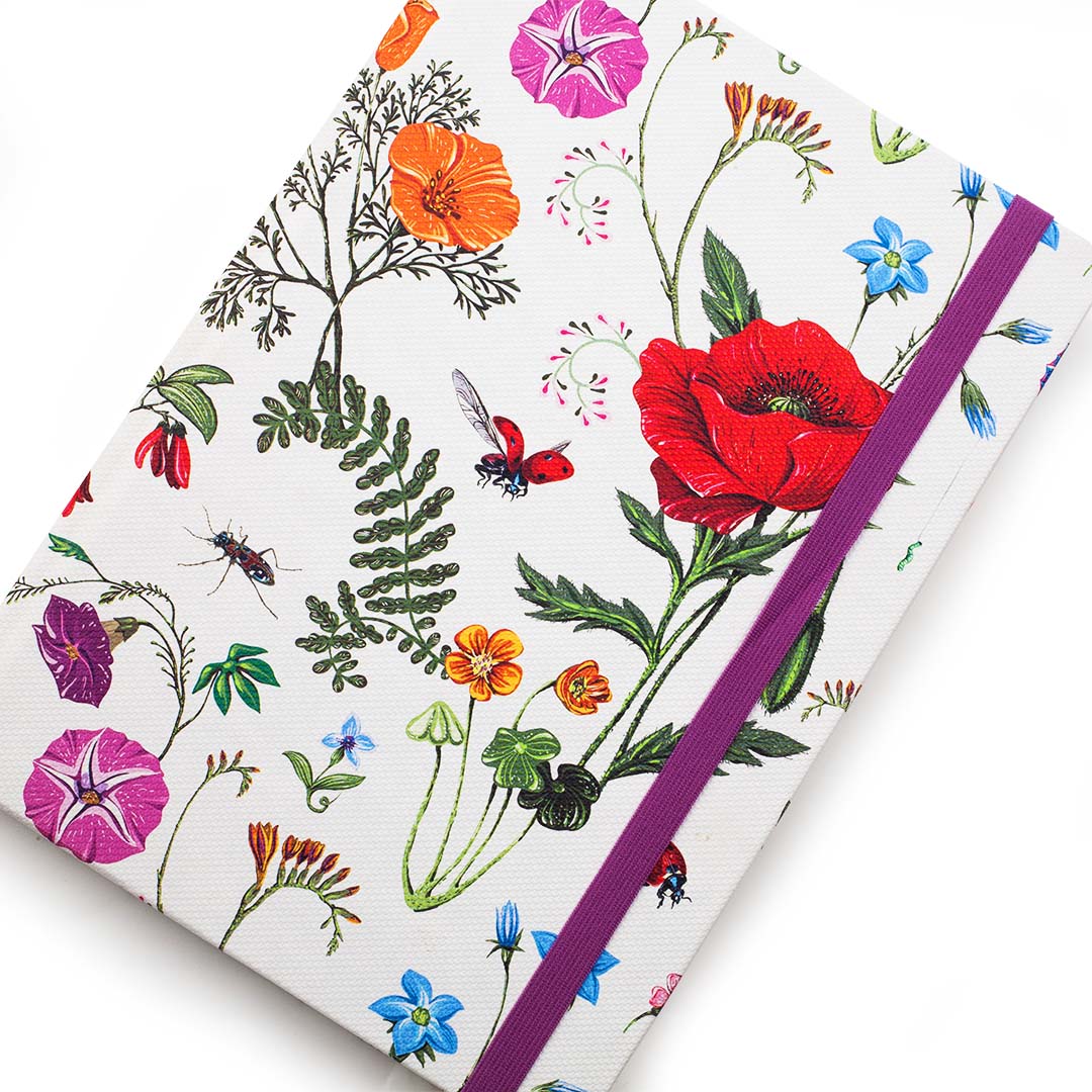 Floral A5 Hard Cover Journal