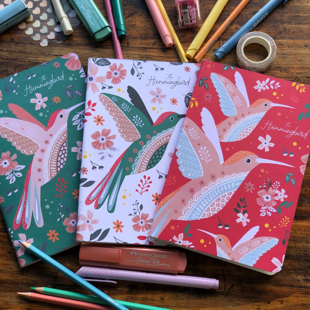 Hummingbird A5 Notebooks (3 Pack)