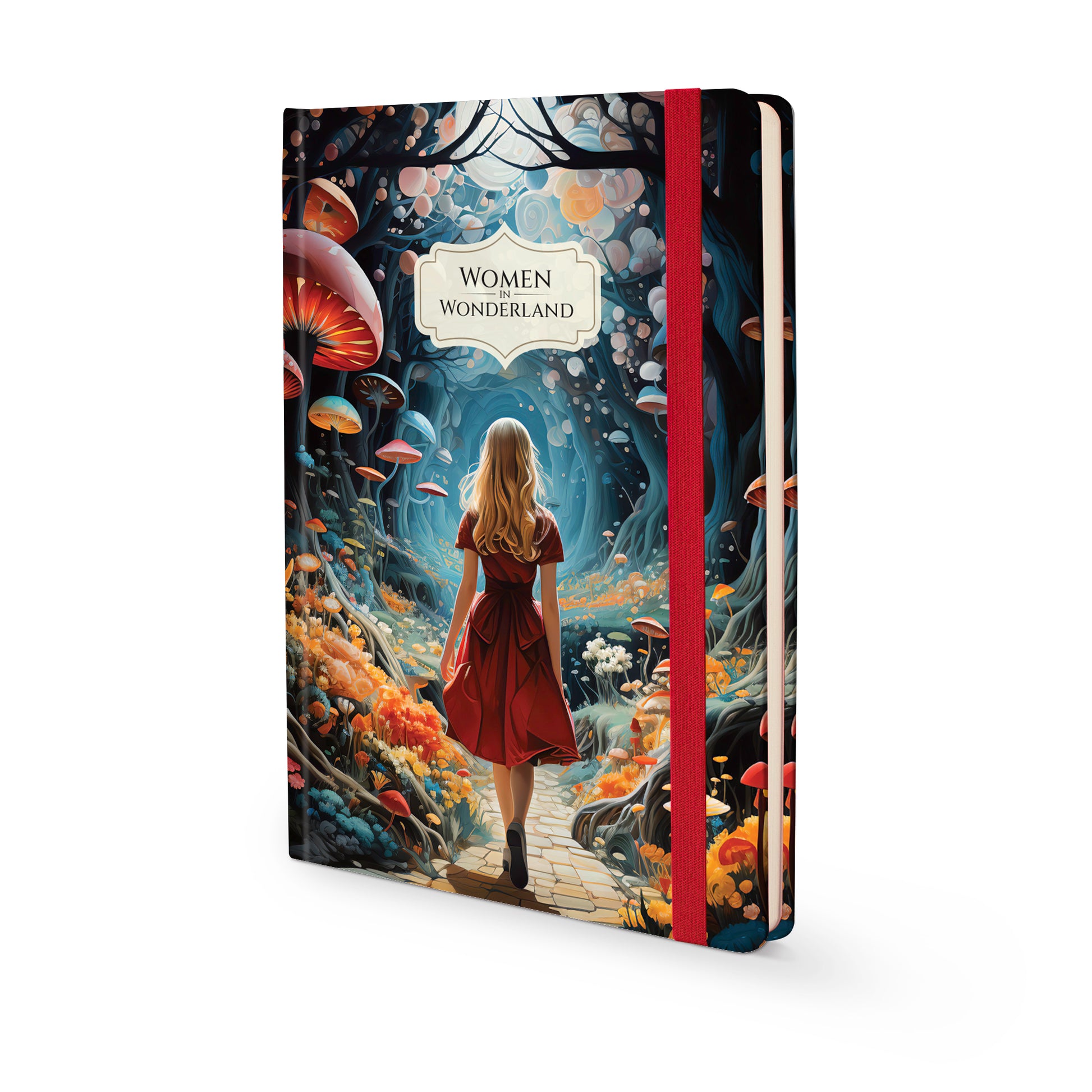 Retro Women In Wonderland Journal